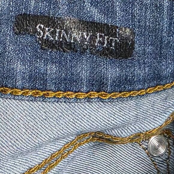 Judy Blue Skinny Fit Jeans 9/29 Distressed Frayed Hem - Picture 7 of 12